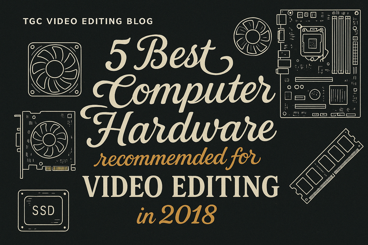 5 Best Computer Hardware recommended for Video Editing in 2018